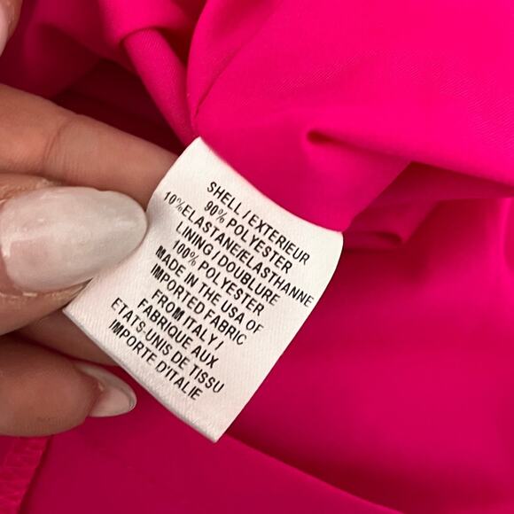 Milly Hot Pink Lucy Mini Dress Size 2 - Picture 7 of 9